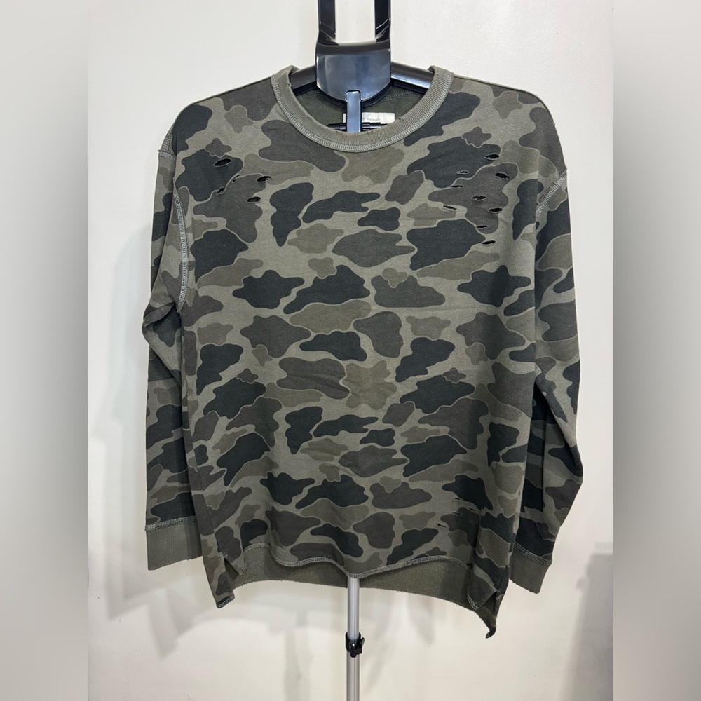 Hollister T-Shirt I Men’s I Camo I Distressed I Size S